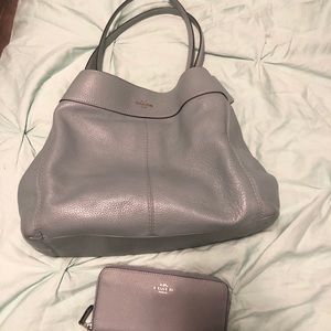 Coach bag and wallet